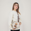 Bianca_Off white Cross body strap bag